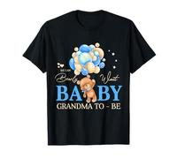 Nonna We Can Bearly Wait Baby Shower Orso Family Maglietta