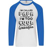 Nonni Giorno IN Called Papa Uomo L/S Baseball T-Shirt