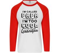 Nonni Giorno IN Called Papa Uomo L/S Baseball T-Shirt