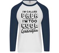 Nonni Giorno IN Called Papa Uomo L/S Baseball T-Shirt