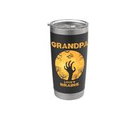 Nonno Amore Cervello Halloween Bicchiere termico in acciaio inox doppia parete