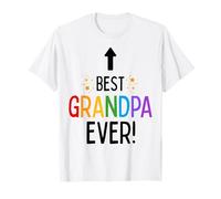 Nonno Babbo Natale Segreto con la magia dell'arcobaleno Maglietta