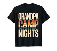 Nonno Campeggio Notti Campfire Maglietta