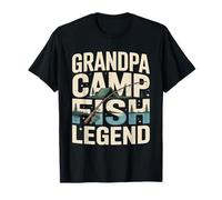 Nonno Campo Pesce Leggenda Maglietta