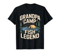 Nonno Campo Pesce Leggenda Maglietta