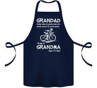 Nonno Ciclista Quando Egli Vuole Bicicletta Cotone Grembiule 100% Biologico