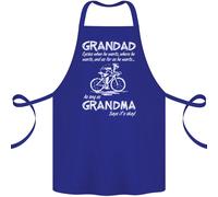 Nonno Ciclista Quando Egli Vuole Bicicletta Cotone Grembiule 100% Biologico