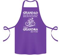 Nonno Ciclista Quando Egli Vuole Bicicletta Cotone Grembiule 100% Biologico