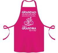 Nonno Ciclista Quando Egli Vuole Bicicletta Cotone Grembiule 100% Biologico