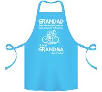 Nonno Ciclista Quando Egli Vuole Bicicletta Cotone Grembiule 100% Biologico