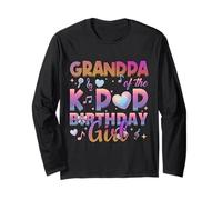 Nonno del K-Pop Birthday Girl Coreano Pop K Pop Maglia a Manica
