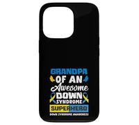 Nonno di una fantastica sindrome di Down Superhero Down Syndrome Custodia per iPhone 13 Pro
