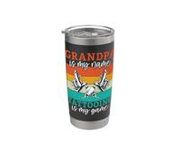Nonno è il mio nome Tattooing è il mio gioco Tattoo Artist Bicchiere termico in acciaio inox doppia parete