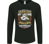 Nonno È Il Mio Preferito Divertente Giorno Del Padre Uomo Manica Lunga T-Shirt