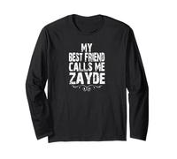 Nonno ebreo Il Mio Migliore Amico Mi Chiama Nonno Zayde Maglia a Manica