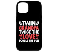 Nonno gemello Due volte l'amore Raddoppia il divertimento Nonno gemello Custodia per iPhone 13
