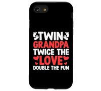 Nonno gemello Due volte l'amore Raddoppia il divertimento Nonno gemello Custodia per iPhone SE (2020) / 7 / 8