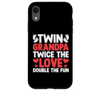 Nonno gemello Due volte l'amore Raddoppia il divertimento Nonno gemello Custodia per iPhone XR