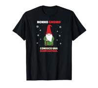Nonno Gnomo Natale Conosco Una Scorciatoia Divertente Maglietta