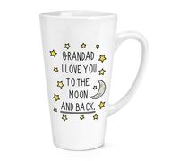 Nonno i Love You To The Moon And Back 483ml Grande Latte Tazza - Divertente