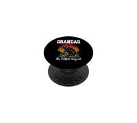 Nonno il pesce gatto mago pescatore pescatore nonno pescatore PopSockets PopGrip Adesivo