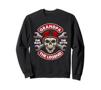 Nonno l'Uomo Il Mito La Leggenda Biker Felpa