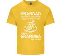 Nonno Motociclette When Egli Vuole Bicicletta T-Shirt Ragazzi Ragazze