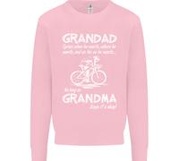 Nonno Motociclette When Egli Vuole Bicicletta Uomo Felpa Maglione