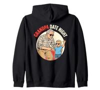 Nonno Nipote Bond Me Nonno Amore Padre Felpa con Cappuccio