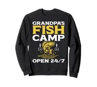 Nonno Pesce Campo Aperto 24/7 Pesca Nonno Felpa