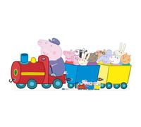 Nonno Pig Treno Peppa Grandezza Naturale E Mini Cartone Ritaglio/Profilo Intero