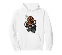 Nonno Sub Scuba Felpa con Cappuccio