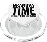 Nonno Tempo Saremo Lì Alla fine Divertente Nonno PopSockets PopGrip per MagSafe