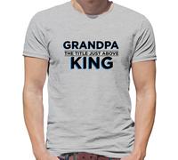 Nonno, The Title Just Sopra King - T-Shirt - Nonno Divertente Festa Del Papà