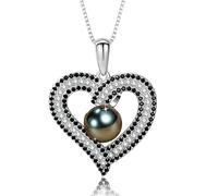 NONNYL Collana con ciondolo a forma di cuore in argento Sterling 925 placcato in oro 18 carati, gioiello per donne, gioielli di compleanno per fidanzata, San Valentino, moglie, festa della mamma