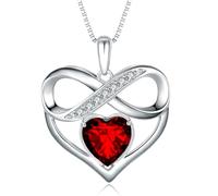 NONNYLLEI Collana con ciondolo a forma di cuore infinito, regalo per la festa della mamma, per donne, mogli, anniversari, compleanni, Natale, San Valentino, per lei