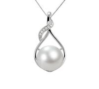 NONNYLLEI Regali per donne, mogli, anniversari, collane di perle, regali di compleanno, Natale, gioielli raffinati, regalo per la festa della mamma, San Valentino per lei, pearl necklace 9-10mm