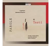 Nono/ Schola Heidelberg/ Nussbaum - Parole E Testi