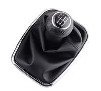 NONROT 12mm for Volkswagen for VW for Golf 4 IV MK4 GTI R32 for Bora for Jetta 5/6 velocità telaio nero leva del pomello del cambio cuffia 1999-2004 (Color : 6 Speed)
