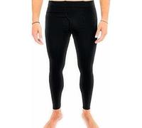 NonSoloCalze Calzamaglia Termica da Uomo Invernale Sport Lavoro Work Sci Montagna Leggings Intimo Felpata in Microfibra Pile Aperta Scaldamuscoli Fitness Running Sottotuta Moto Nero Tempo libero