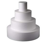 NonSoloFimo Base per Torta Circolare in polistirolo per Cake Design Altezza 10 cm, Diametro a Scelta (Diametro 20)