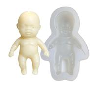 Nonstick DIY Doll Baking Supplies - Candy Molds Silicone - Chocolate Making Cute Silicone Molds,for Cake Fondant Mousse Cookie Dessert Resin Crafts Home Kitchen Freezer