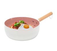 Nonstick Pan Eggs | Kitchen Stewing Skillet | Wood Handle Cookware For Gas Induction Stove | Baby Food Cooking Accessories | Durable Non Stick Frying Pan For Family Picnic