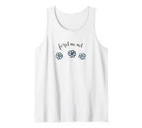 Nontiscordardime Forget Me Not Garden Flower Floreale Canotta