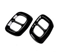 Nonuin 2 Pz/Set Nero Lucido Argento Auto Tubo di Scarico Suggerimenti Copertura per Mercedes per Benz GLA X156 2015-2018 Terminale Marmitta Scarico Dell'Auto Trim (Color : Nero)