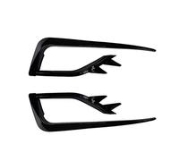 Nonuin Copertura Fendinebbia per Golf 7.5 2017 2018 2019 Paraurti Anteriore Fendinebbia Griglia Fendinebbia Copertura Trim Griglia Fendinebbia Auto (Color : Black 2017-2019)