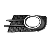 Nonuin Copertura Fendinebbia per VW per Tiguan 2012-2018 Car Anteriore Fendinebbia Griglia Fendinebbia Cornice Portalampada Nero/Chrome Accessori Auto (Color : Left Chrome Ring)