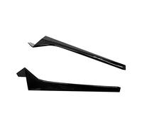 Nonuin Paraurti Anteriore Spoiler per Tiguan R-Line 2017-2022 Auto Nero Lucido Lunotto Posteriore Spoiler Laterale Canard Splitter Parabrezza Trim Sticker