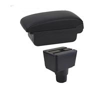 Nonuin Scatola bracciolo per Ford per EcoSport 2018 2019 2020 2021 Bracciolo Auto Box Bracciolo Dettagli Interni Retrofit Centro Scatola di Immagazzinaggio Console (Colore : Zwart, Size : C1)