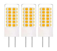 noobibaba GY6.35/G6.35 Lampadine LED 12V 4W, bianco caldo 3000K, ricambio 35W GY6.35/G6.35 alogena per luce percorso orizzontale, lampada a sospensione da cucina, non dimmerabile, 3 pezzi